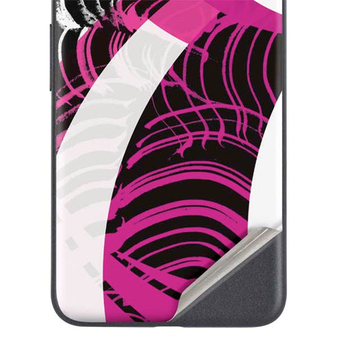 Pink and White Hipster Google Pixel 5a Skin
